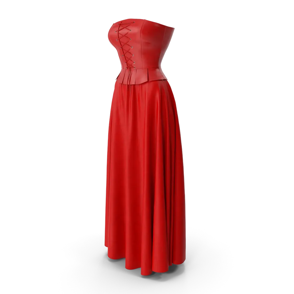 Corset Leather With Skirt - Image 2