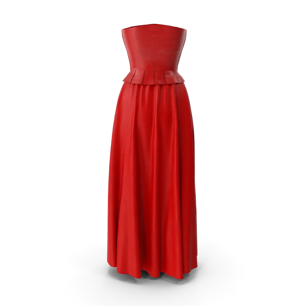 Corset Leather With Skirt - Image 3