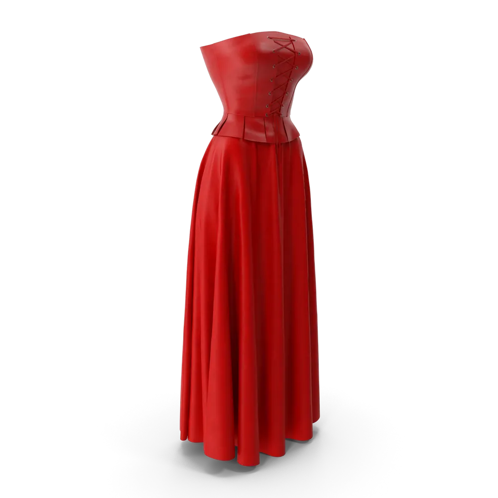 Corset Leather With Skirt - Image 4