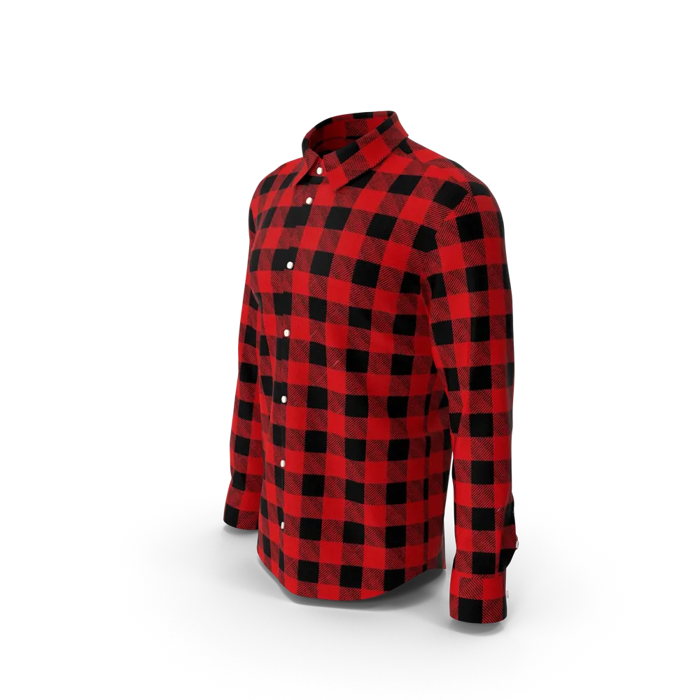 Man Plaid Shirt - Image 2