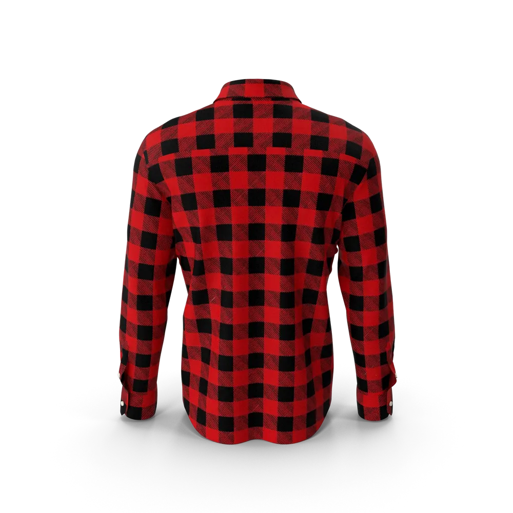 Man Plaid Shirt - Image 3