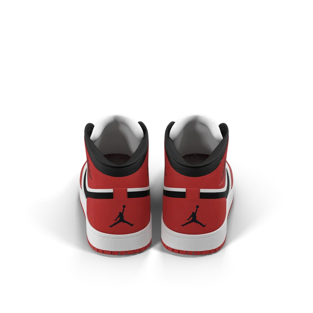 Nike Air Jordan 1 Red And Black - Image 3