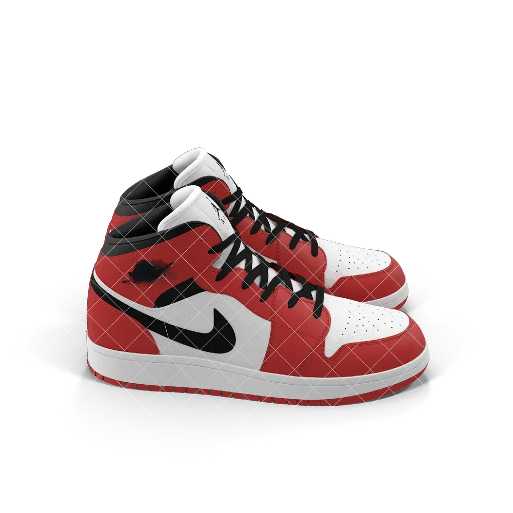 Nike Air Jordan 1 Red And Black - Image 4