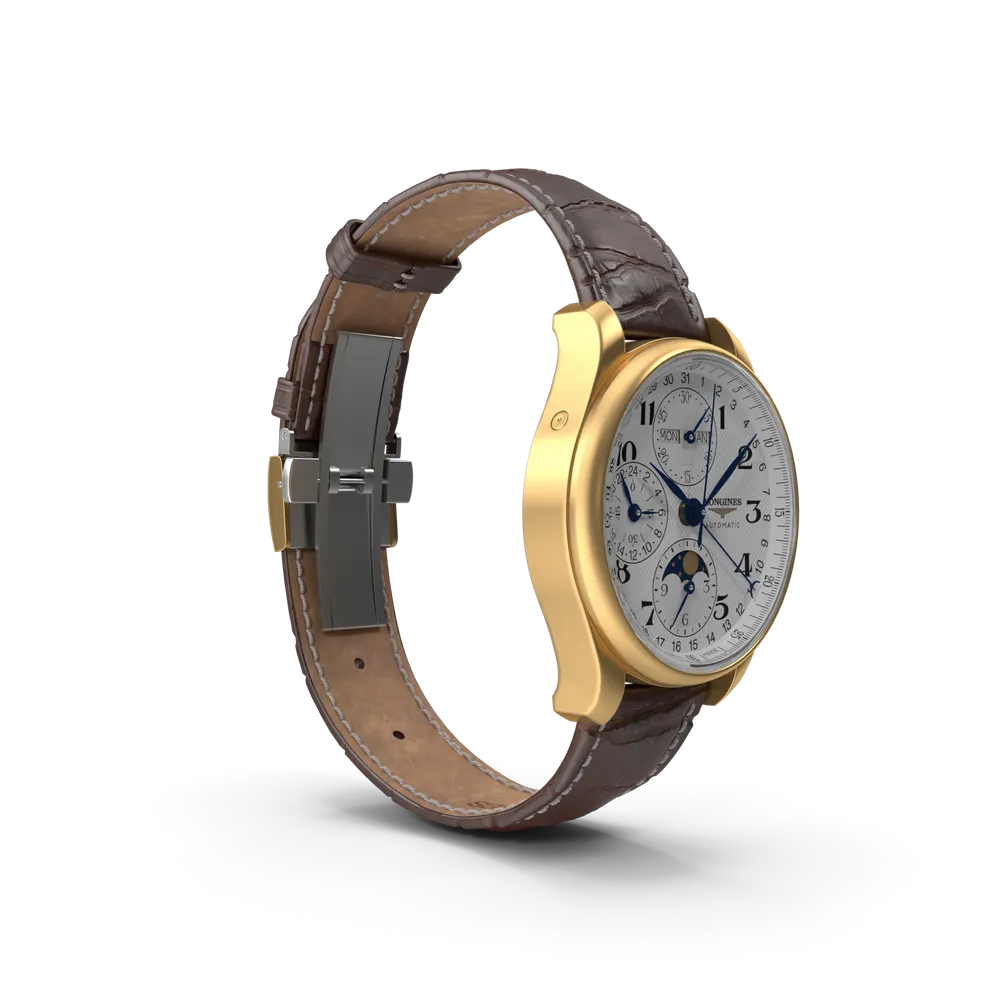 Brown Leather Belt Watch - Image 3